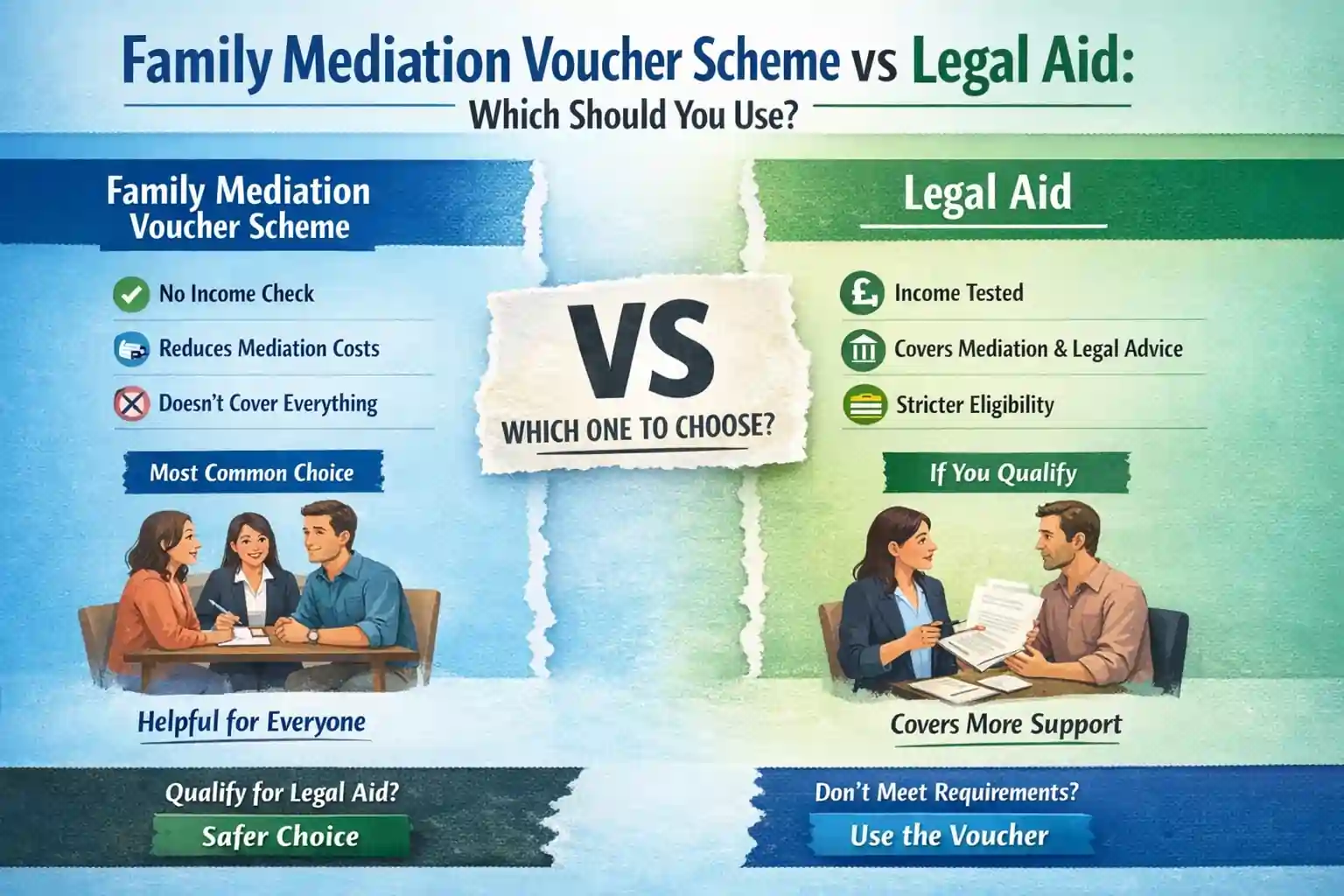 Family Mediation Voucher Scheme vs Legal Aid: Which Should You Use Gloucester?