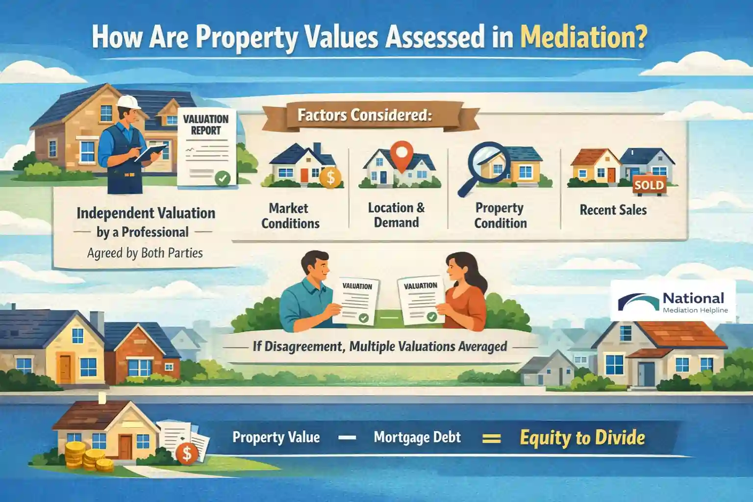 How Are Property Values Assessed in Mediation Gloucester?