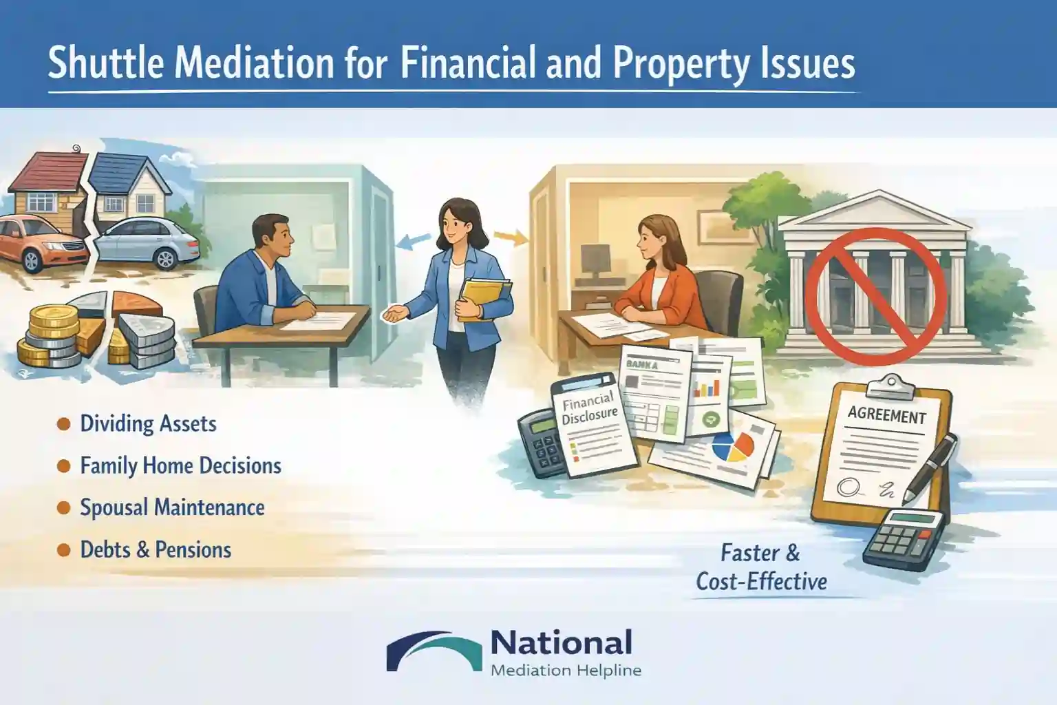 Shuttle Mediation for Financial and Property Issues Gloucester